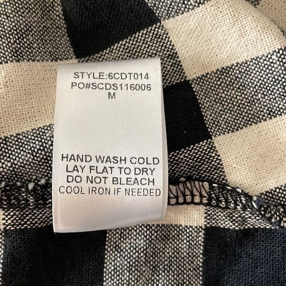 Black & White Gingham Top - Picture 12 of 12